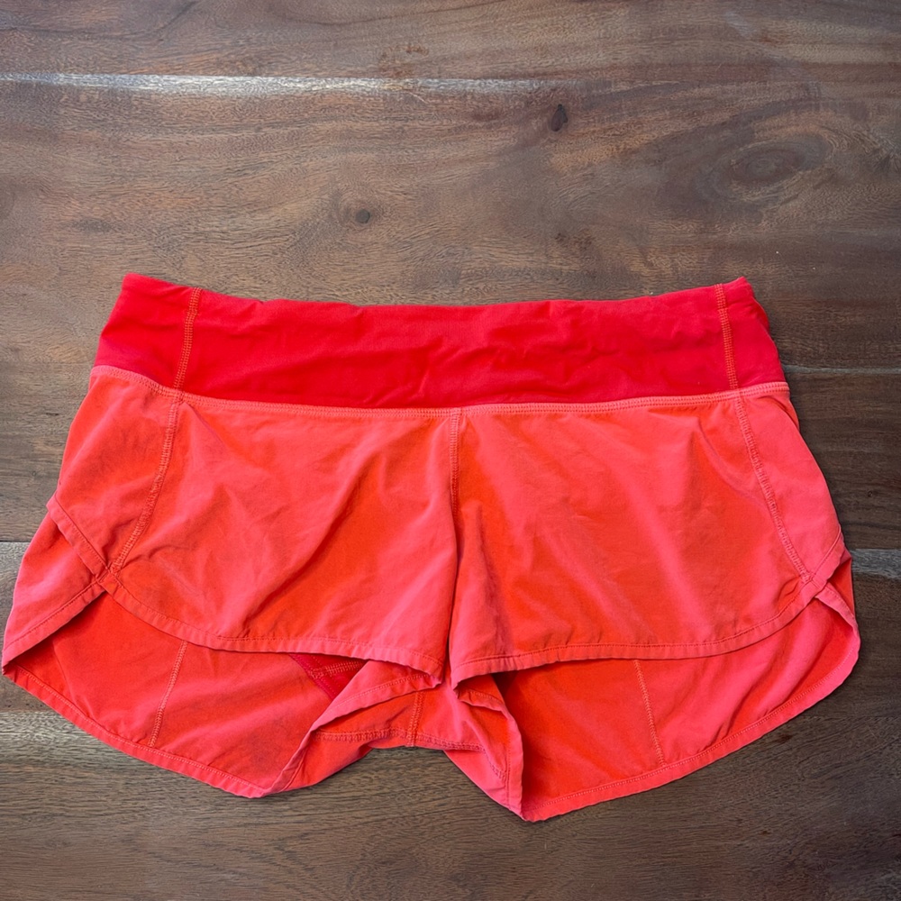 Lululemon womens running shorts, size 8